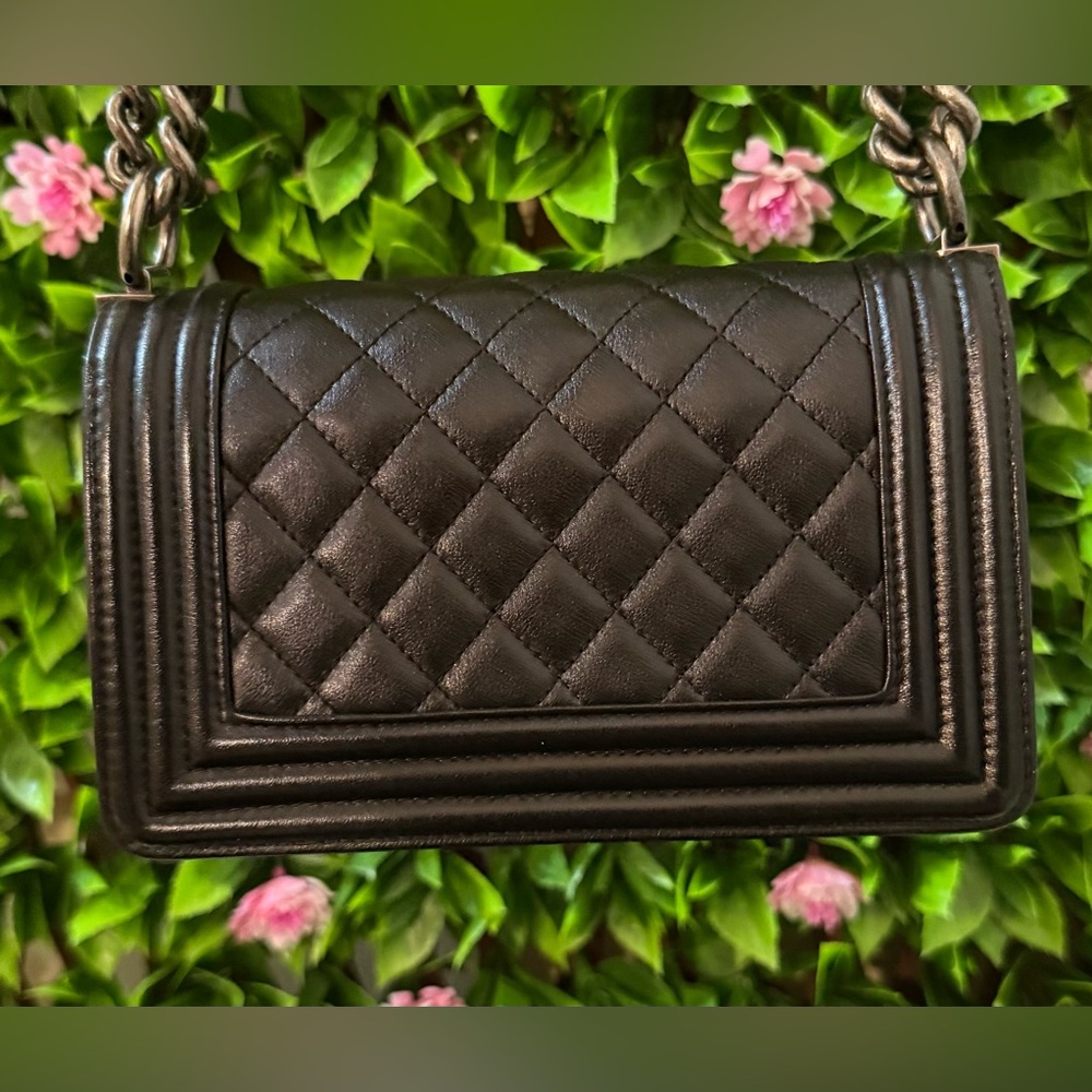 Chanel Boy Black Quilted Leather Small crossbody Shoulder Bag - Picture 5 of 14